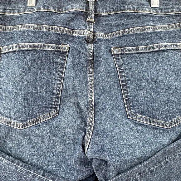 J.Crew 770 Straight Men's 33 Med‎ Wash Stretch Denim Jeans Classic Act 34" Waist - Picture 10 of 12